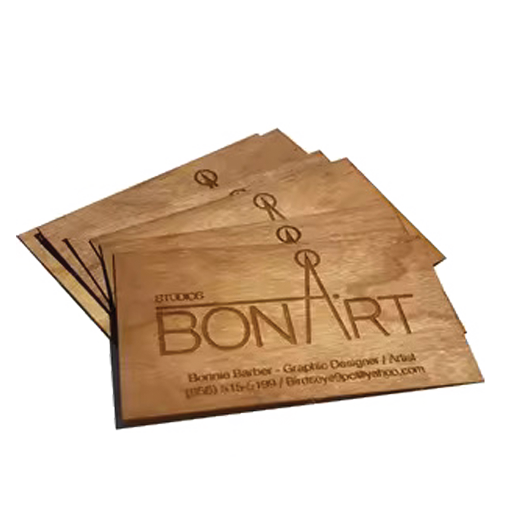 Premium Wooden Cards