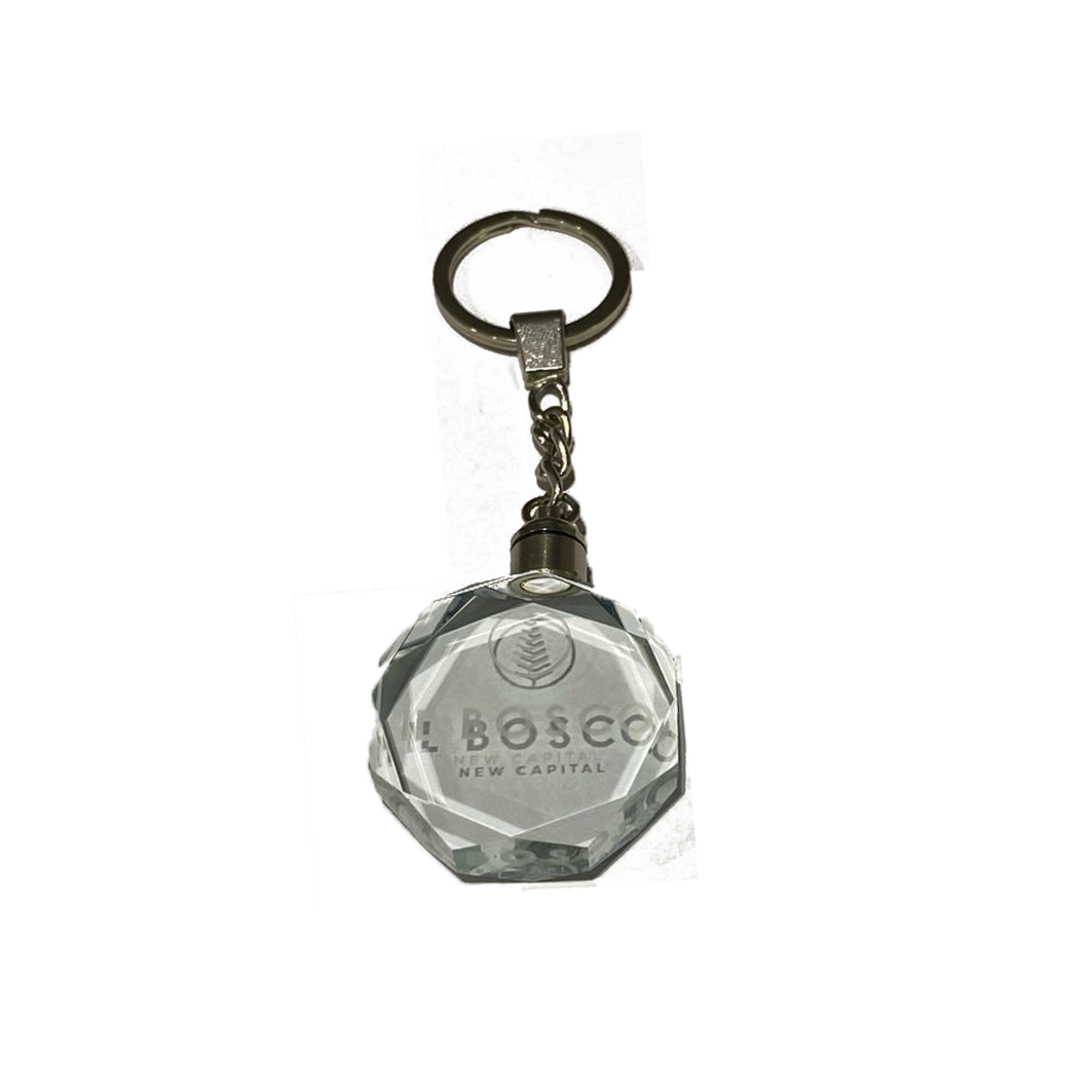 Light Up Crystal Keychain