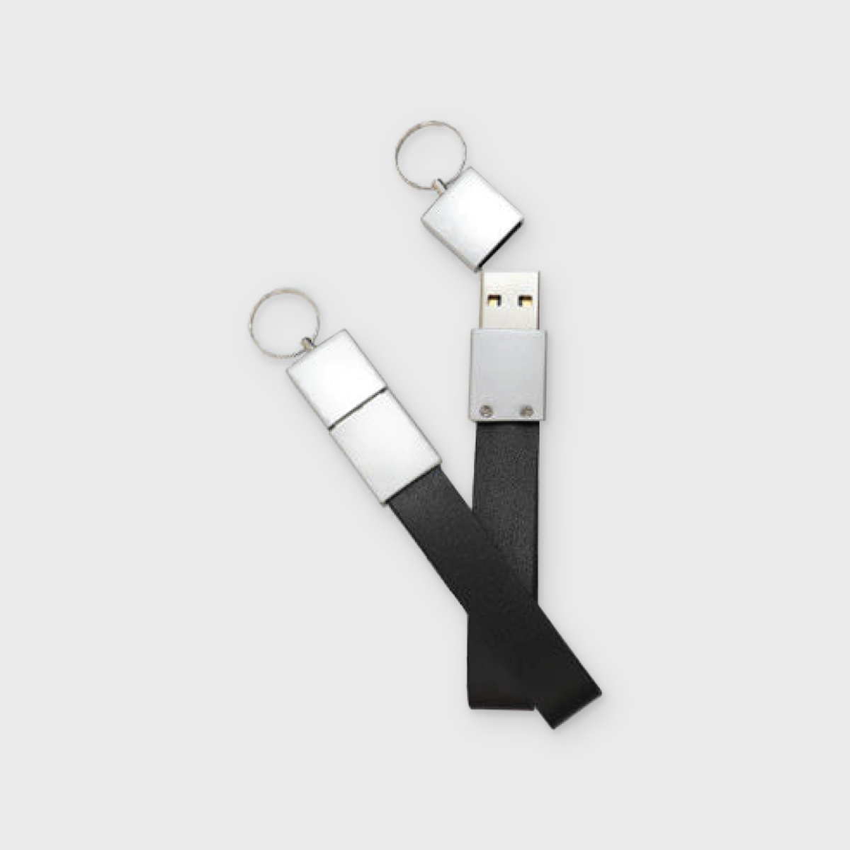 USB Leather Keychain