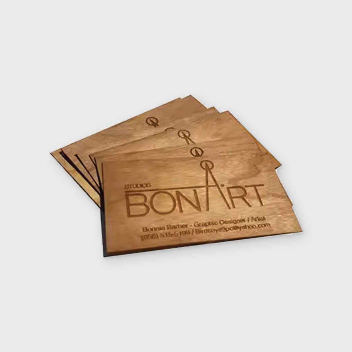 Premium Wooden Cards