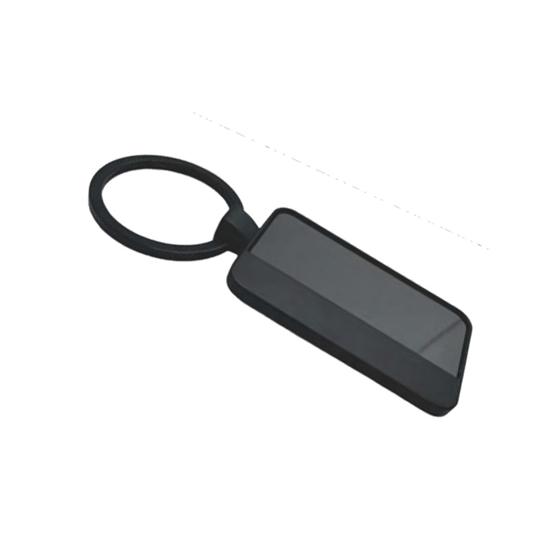 Square Metal Keychain