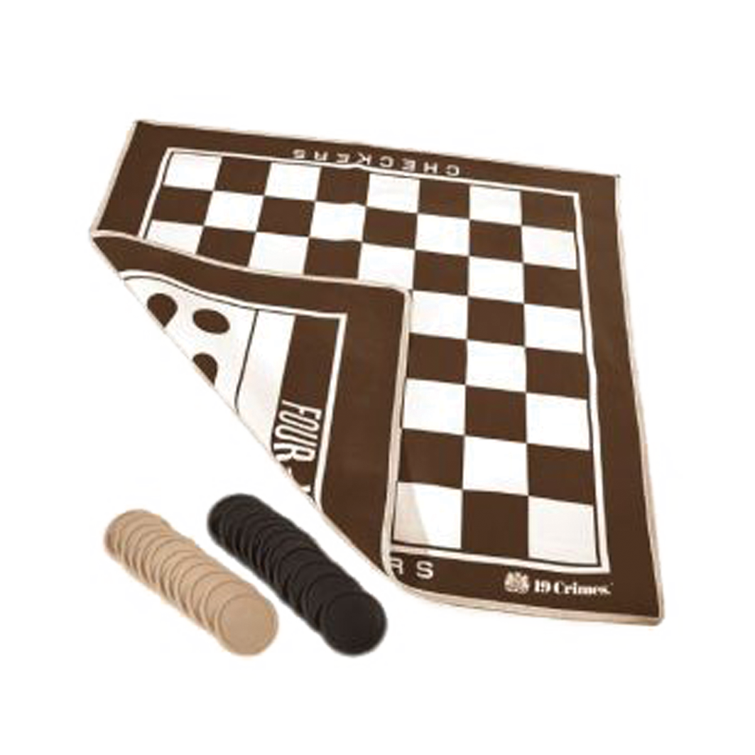 Cloth Protable Backgammon / Chess