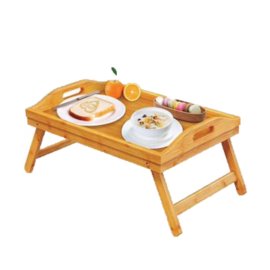 Bed bamboo tray