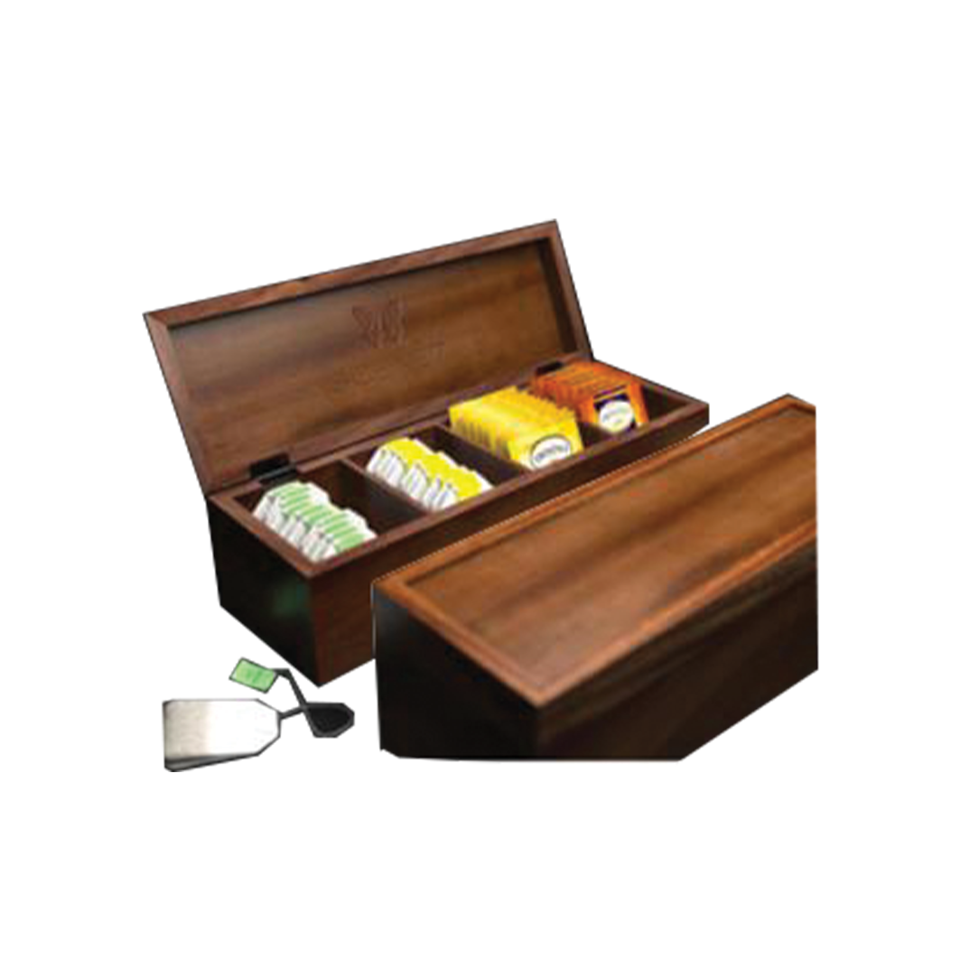 Wooden Box Of Teabags