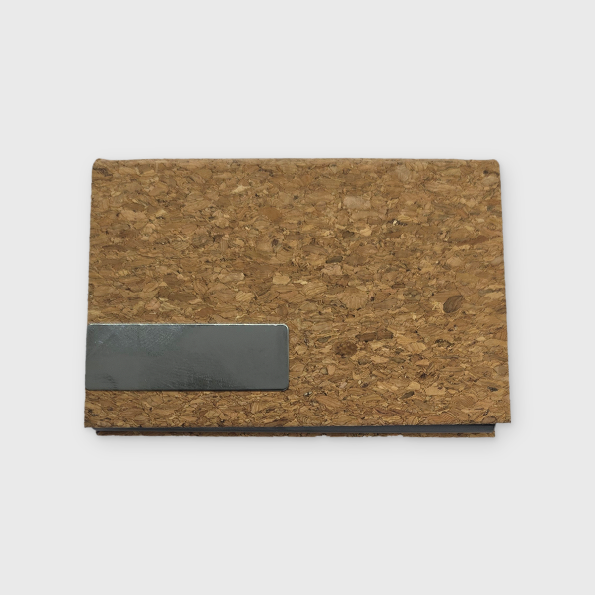 Cork Metal Safety Card Holder